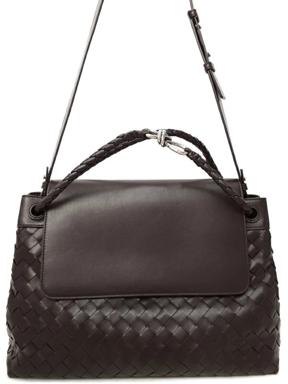 Bottega Veneta Intrecciato Andiamo Messenger Bag